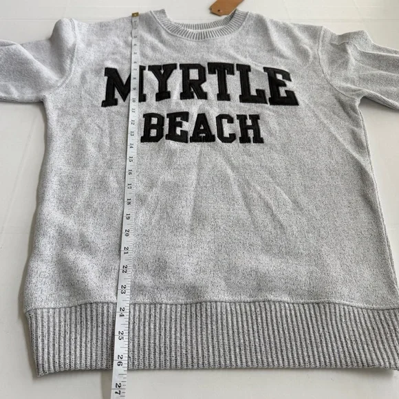 New NEW YORK POPULAR Myrtle Beach South Carolina Crewneck Sweatshirt SIZE S - Picture 4 of 9